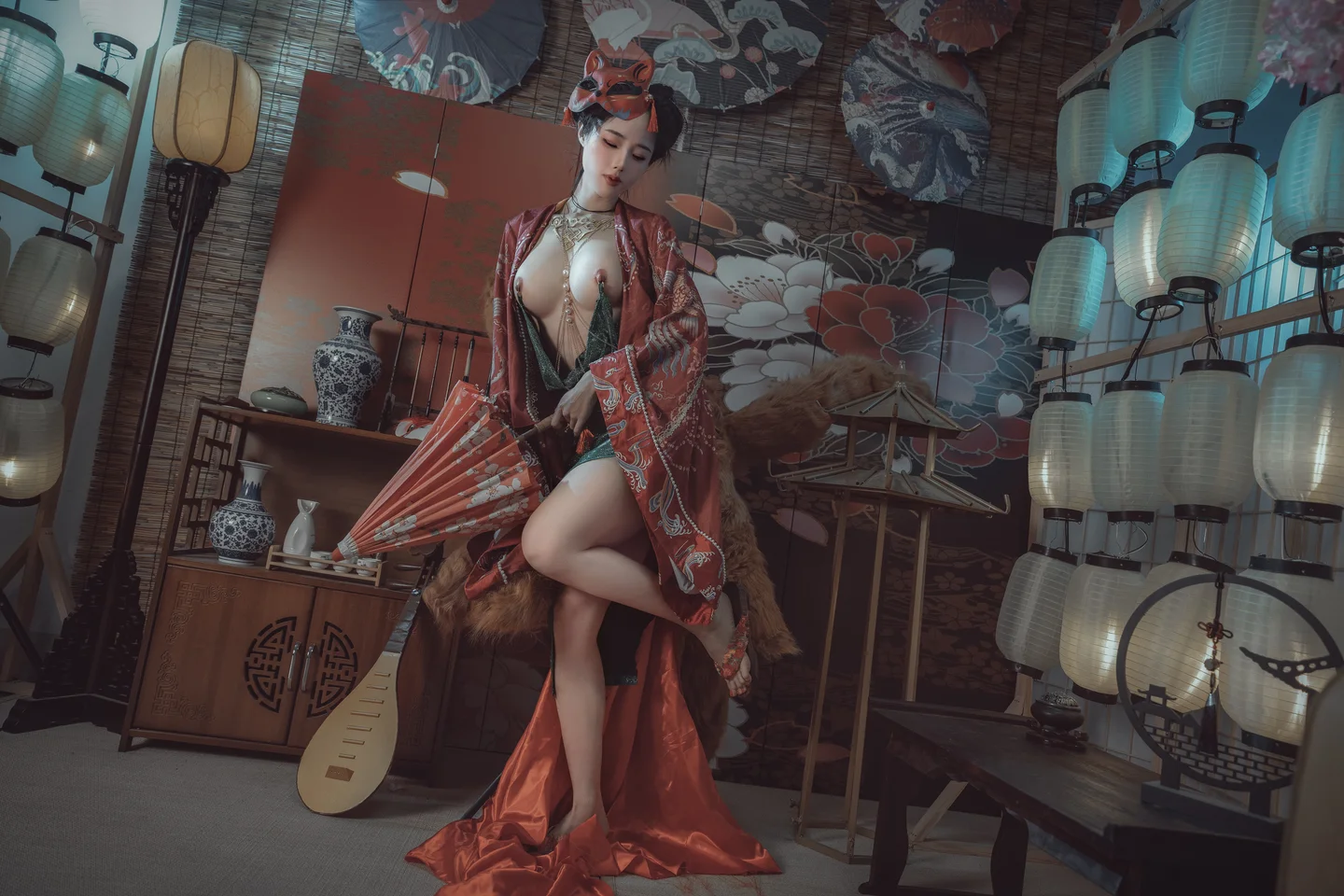 钛合金TiTi - 青丘赤狐 [64P-825MB] tg@simisebaisi 【丝足阁】011.webp